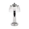 Lampka stołowa nocna V-TAC 1W LED 26cm ładowanie USB ściemnianie chrom VT-1048 3000K-6000K 55lm